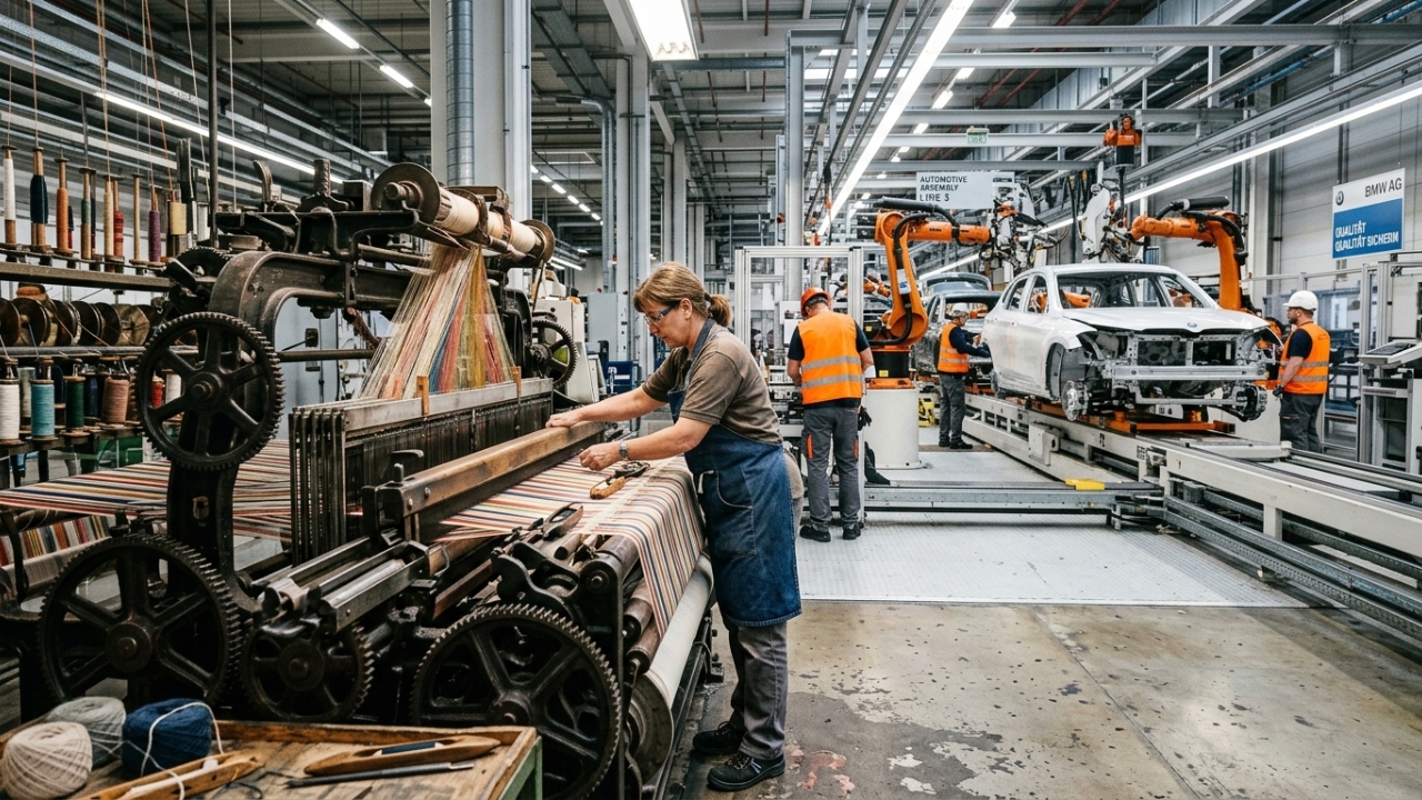 Fundada em 1937 após o sucesso nos teares automáticos, a Toyota revolucionou a engenharia ao produzir 10 milhões de carros anualmente hoje