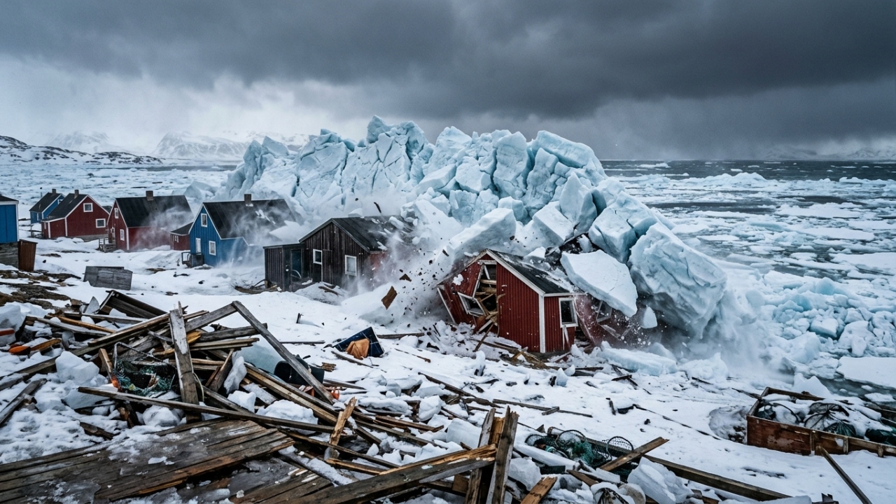 A muralha de gelo que tritura casas inteiras em minutos está ficando mais comum por causa do calor