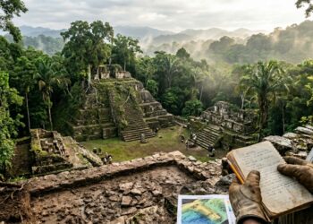 Cidade perdida com 15 pirâmides e canais de água sofisticados é mapeada por lasers sob a densa selva tropical da Guatemala neste mês