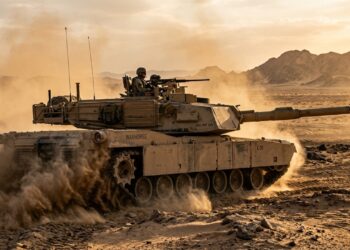 A blindagem do M1 Abrams é tão densa que projéteis inimigos saltam dela sem deixar marca nenhuma por dentro