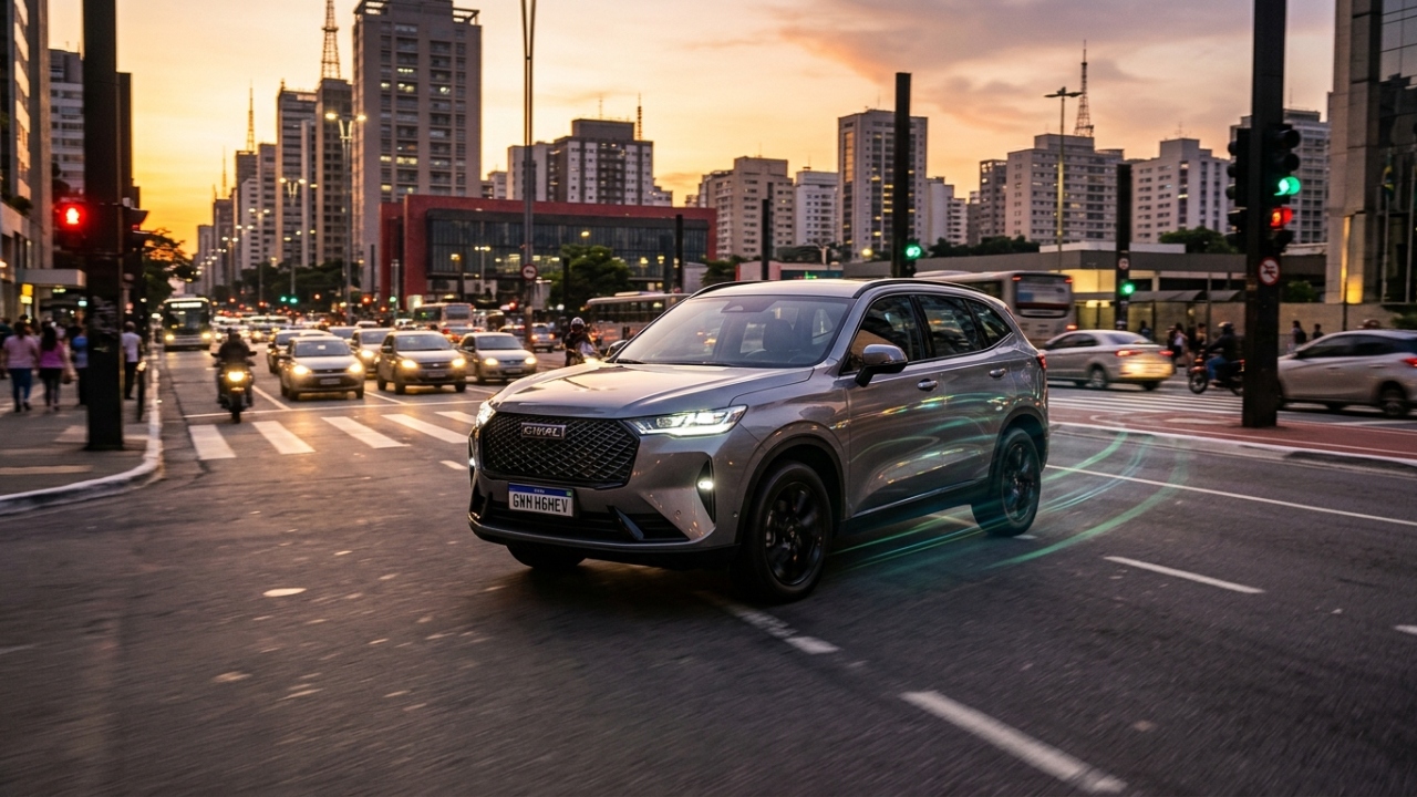 O consumo de 25 quilômetros por litro no trânsito urbano transforma o modelo híbrido chinês no maior aliado de quem busca fugir do preço alto da gasolina