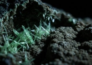 Esqueça a esmeralda, pois este cristal verde de urânio surge como um marco radioativo e a joia proibida