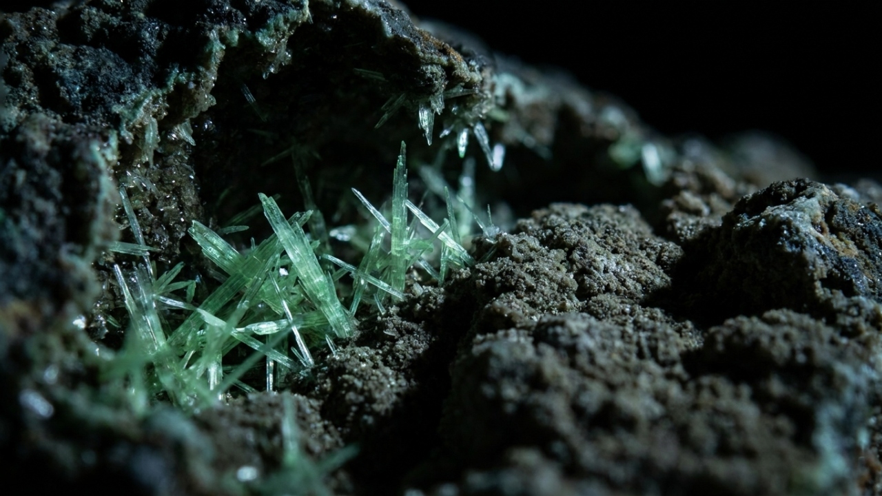 Esqueça a esmeralda, pois este cristal verde de urânio surge como um marco radioativo e a joia proibida