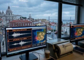 "Terremotos gêmeos" no mesmo minuto acendem alerta e intrigam geofísicos em Lisboa