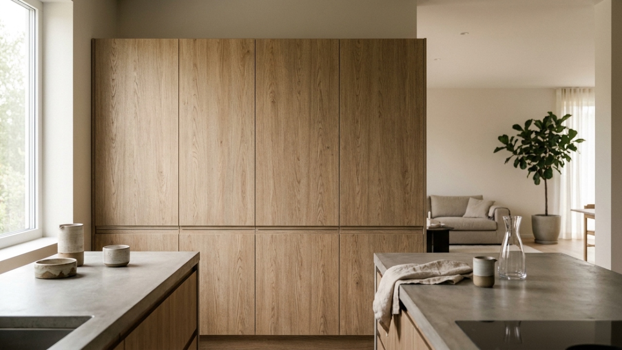 O truque genial do armário de alumínio amadeirado que resolve de vez o problema de cupim e umidade em áreas externas e cozinhas gourmet