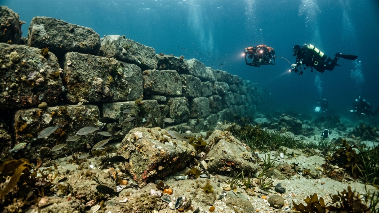 Muralha de 7.000 anos localizada no fundo do oceano Atlântico intriga arqueólogos e sugere o uso de técnicas de engenharia monumentais antes da era das pirâmides
