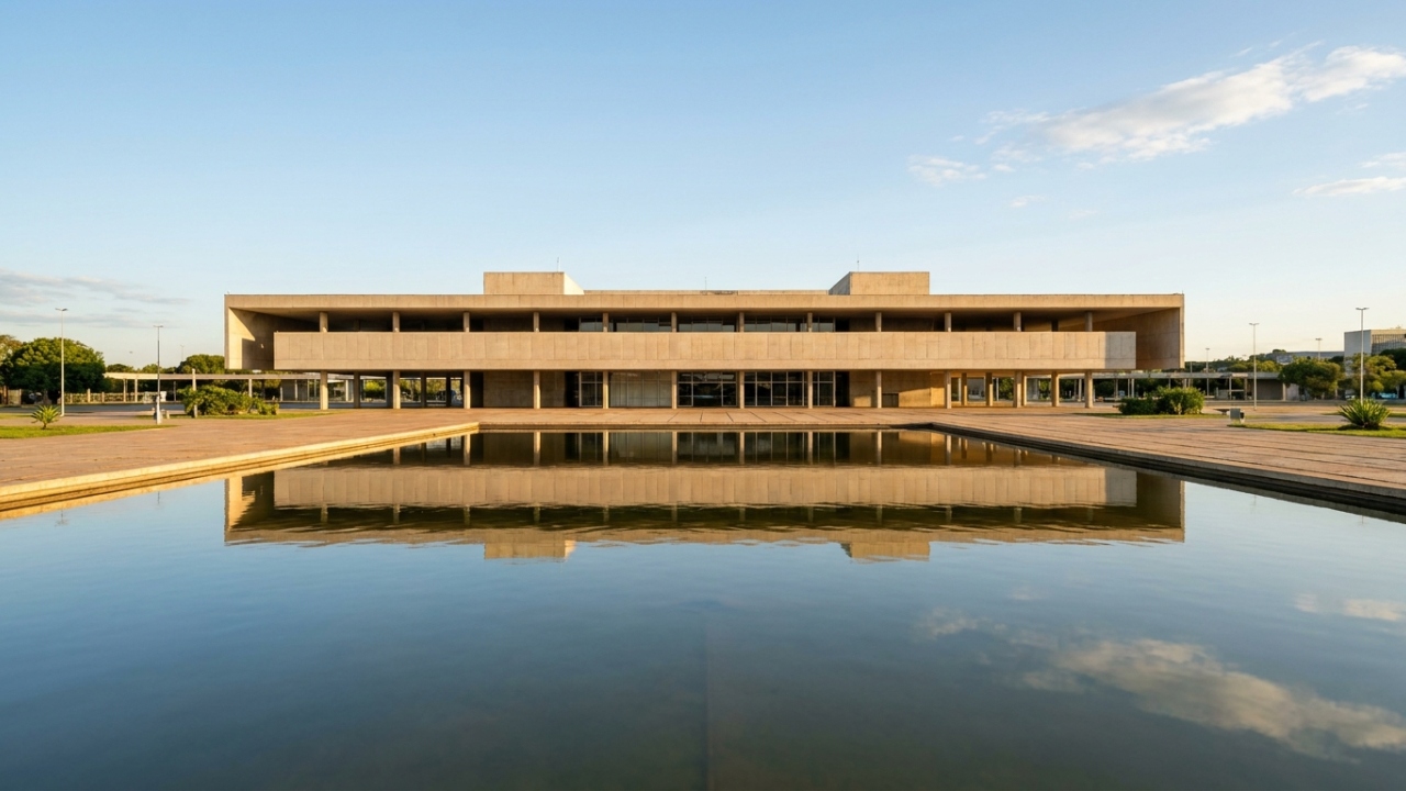 Com projeto de 1969 e praça com fontes, o edifício sede do governo em Brasília surge como um marco da arquitetura e do urbanismo modernista