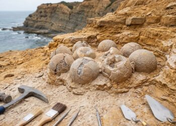 Geólogos descobrem ninho intocado com ovos de dinossauro de 150 milhões de anos em Portugal