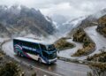 A viagem de ônibus mais longa do mundo percorre 6.200 quilômetros e atravessa a Cordilheira dos Andes para ligar o Atlântico ao Pacífico