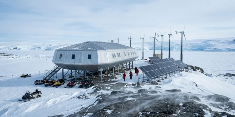 A base futurista na Antártida construída para resistir a ventos de 250 km/h operando com zero combustível