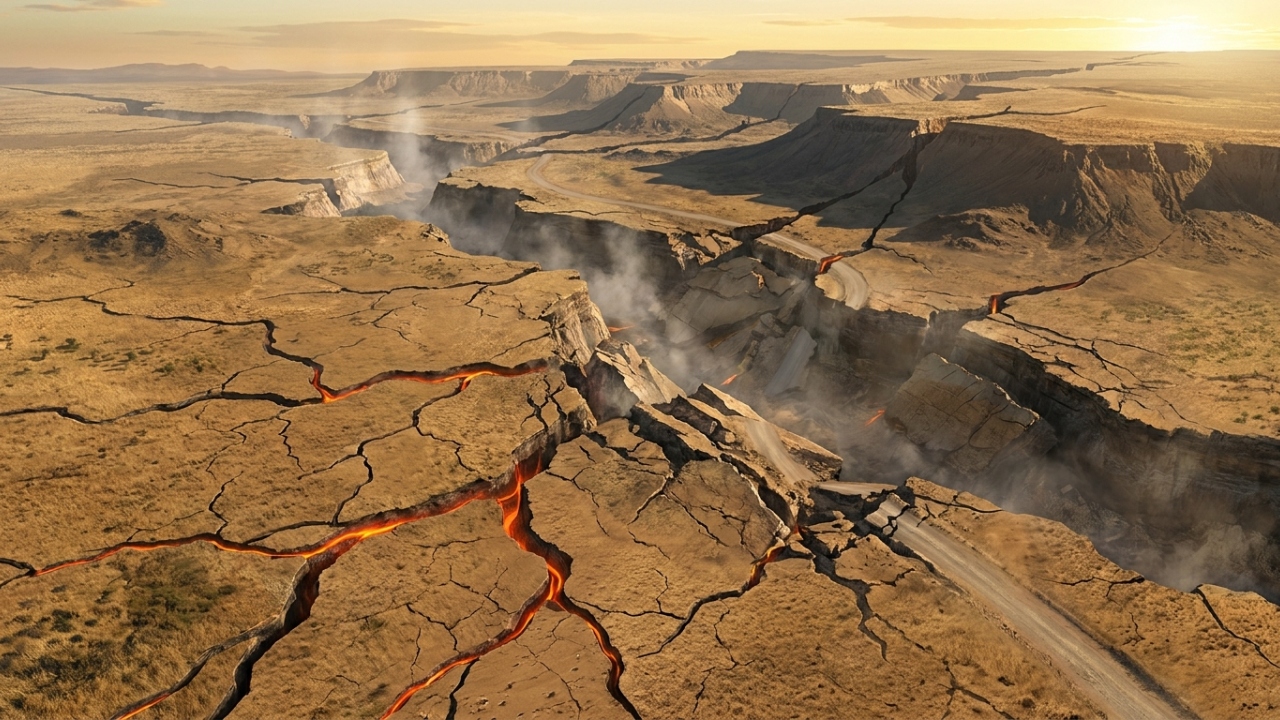 A fenda invisível que está dividindo a África e criando um novo oceano na Terra