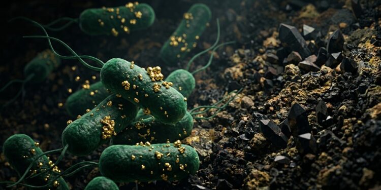 Além da mineração tradicional, esta bactéria microscópica excreta partículas de ouro puro, sendo uma descoberta revolucionária da microbiologia
