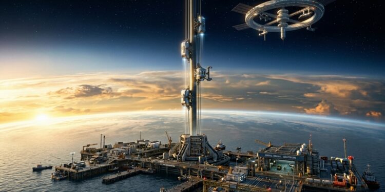 O projeto do colossal elevador espacial de 36.000 km que pretende substituir os foguetões no futuro