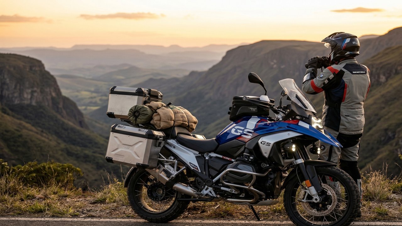 Com motor de 1.300 cc e 145 cv de potência, a BMW R 1300 GS surge como a nova referência mundial em luxo e desempenho sobre duas rodas