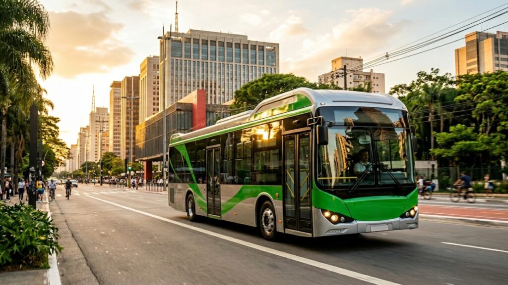 Nova bateria da BYD permite que ônibus elétricos rodem mais de 300 quilômetros com uma única carga e revoluciona o transporte nas grandes metrópoles