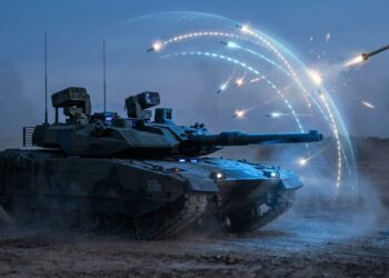 Os radares Elta monitoram 360 graus ao redor do tanque e disparam uma nuvem de metal antes que qualquer projétil chegue perto da blindagem