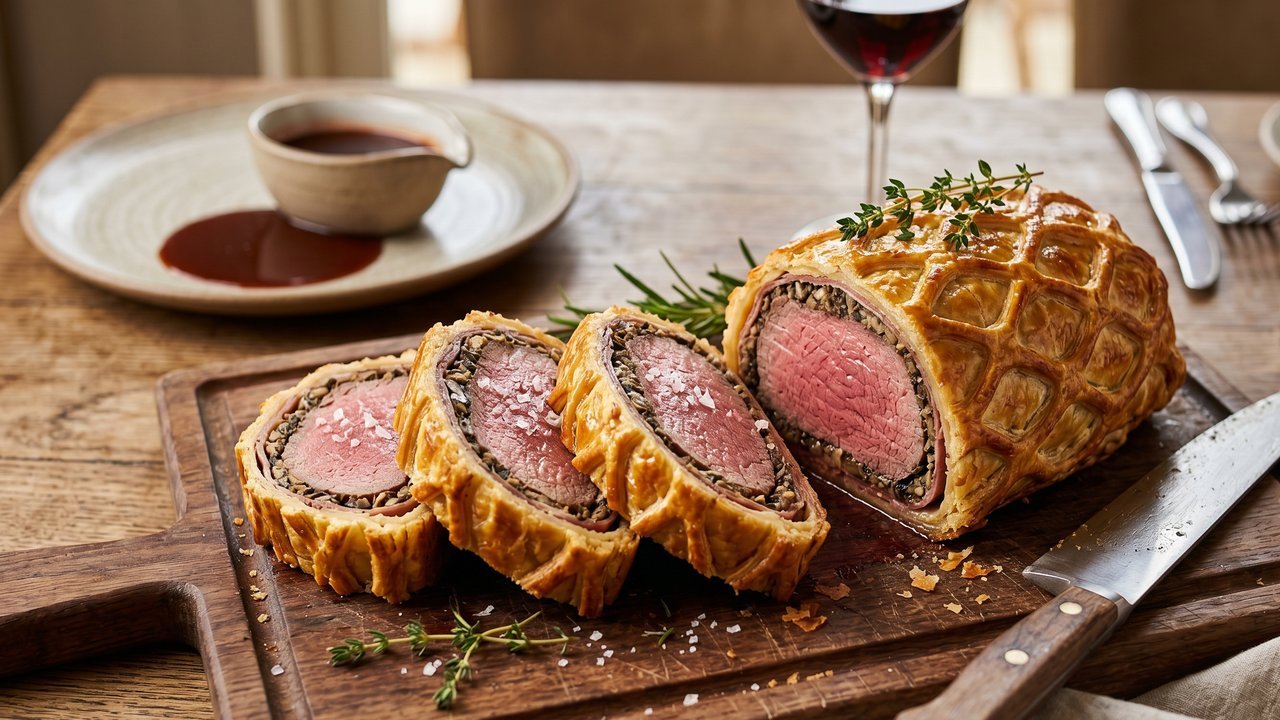 Com 200°C de forno e lombo selado, o guia do Beef Wellington do Gordon Ramsay surge como a técnica definitiva da carne mais icônica da gastronomia