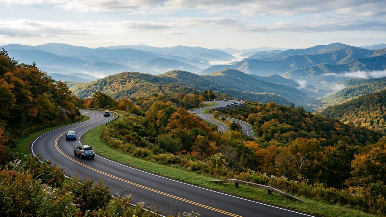 Com 755 km de extensão pelos Apalaches, a rodovia americana surge como o maior corredor ecológico do país e proíbe o trânsito comercial