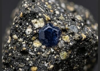 Esqueça a safira, pois este cristal azul-escuro vem de meteoritos e é mais antigo que o Sol, sendo a relíquia espacial rara