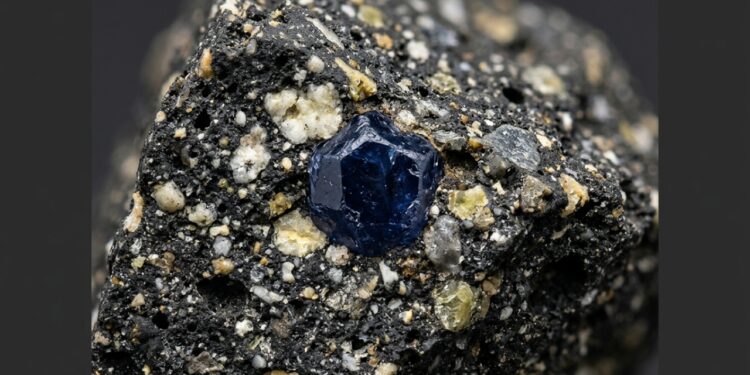 Esqueça a safira, pois este cristal azul-escuro vem de meteoritos e é mais antigo que o Sol, sendo a relíquia espacial rara