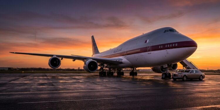 Imaginar um avião com quase 465 metros quadrados de área habitável, suíte master com chuveiro, sala de jantar para 12 pessoas e estrutura médica equivalente a uma UTI compacta parece ficção científica