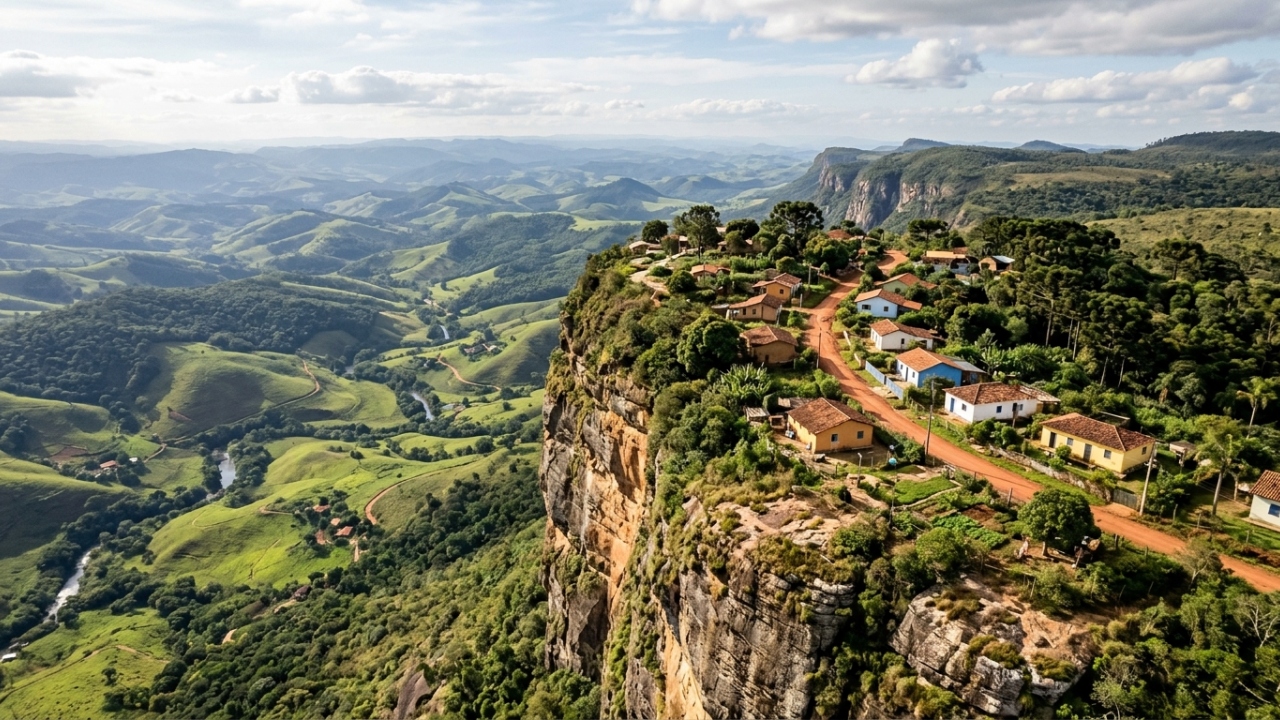 A cidade fantasma de 200 casas onde apenas 2 pessoas vivem e a natureza tomou conta de tudo