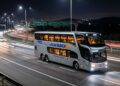 Com poltronas que inclinam 180 graus e Wi-Fi de alta velocidade, o novo gigante das estradas com 14 metros de comprimento promete a viagem mais luxuosa do Brasil