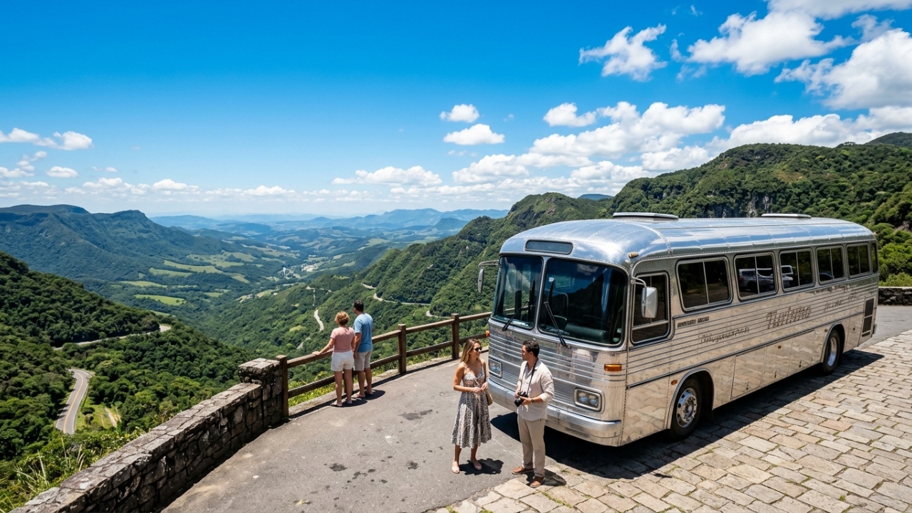 Antigo ônibus rodoviário da década de 1980 é restaurado com peças originais e fatura milhares de reais com o turismo nostálgico no Brasil
