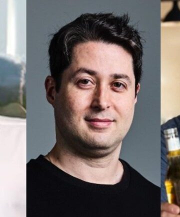 Rafael Pitanguy (VML - Global); e Rafael Gil (Artplan) e Marcel Marcondes (AB InBev - Global). Foto: Reprodução/Redes Sociais