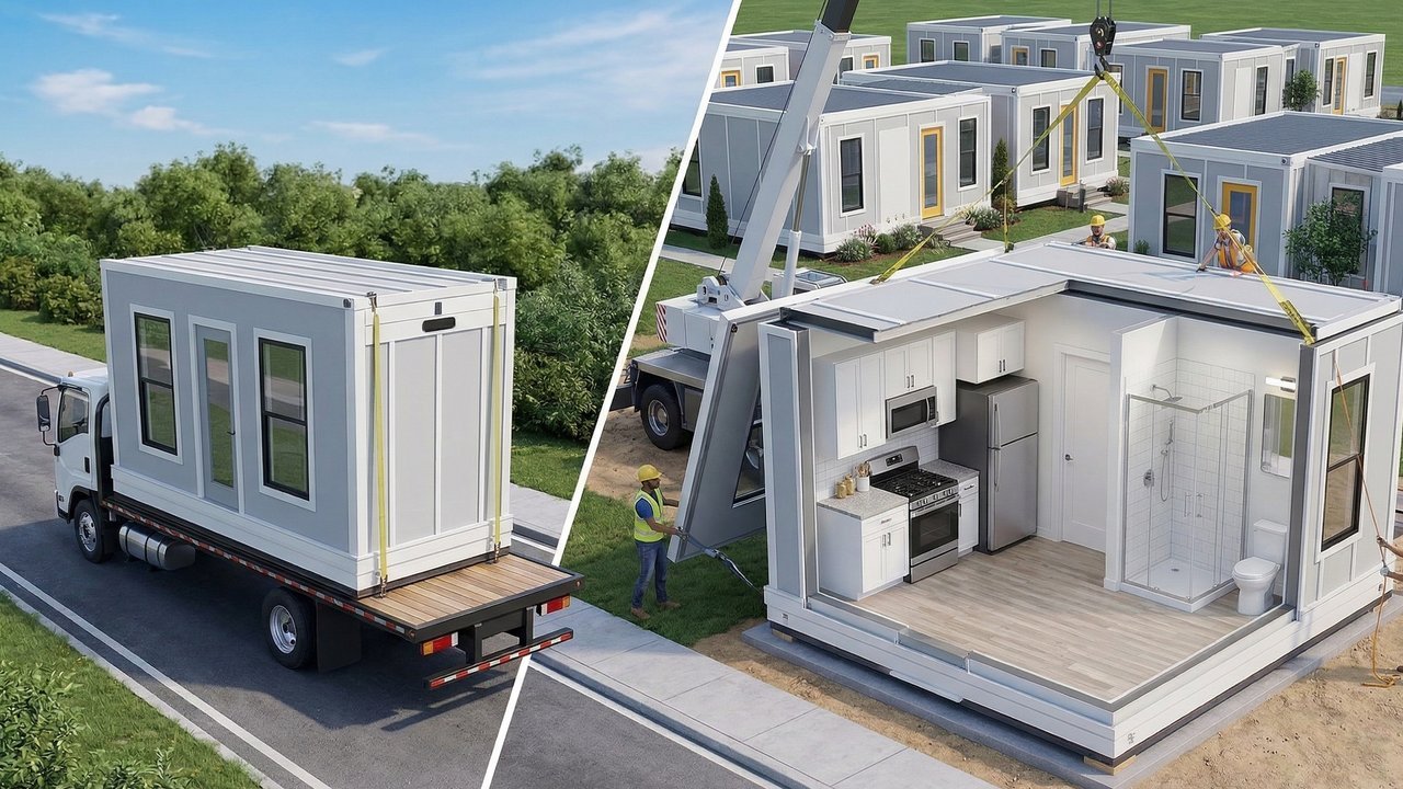 Com módulos que se desdobram em apenas 2 horas e vêm prontos de fábrica, a tecnologia da Boxabl surge como uma solução para a habitação no mundo