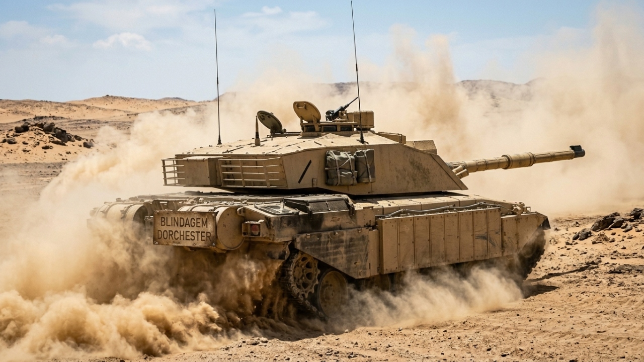 Com blindagem secreta que resiste a impactos extremos, o tanque de 62 toneladas sobreviveu a dezenas de mísseis no deserto e continua sendo uma das fortalezas terrestres mais seguras da história