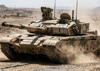 O supertanque chinês de 55 toneladas cegou a concorrência usando um laser de alta potência que derrete equipamentos óticos de inimigos posicionados a 4 mil metros de distância