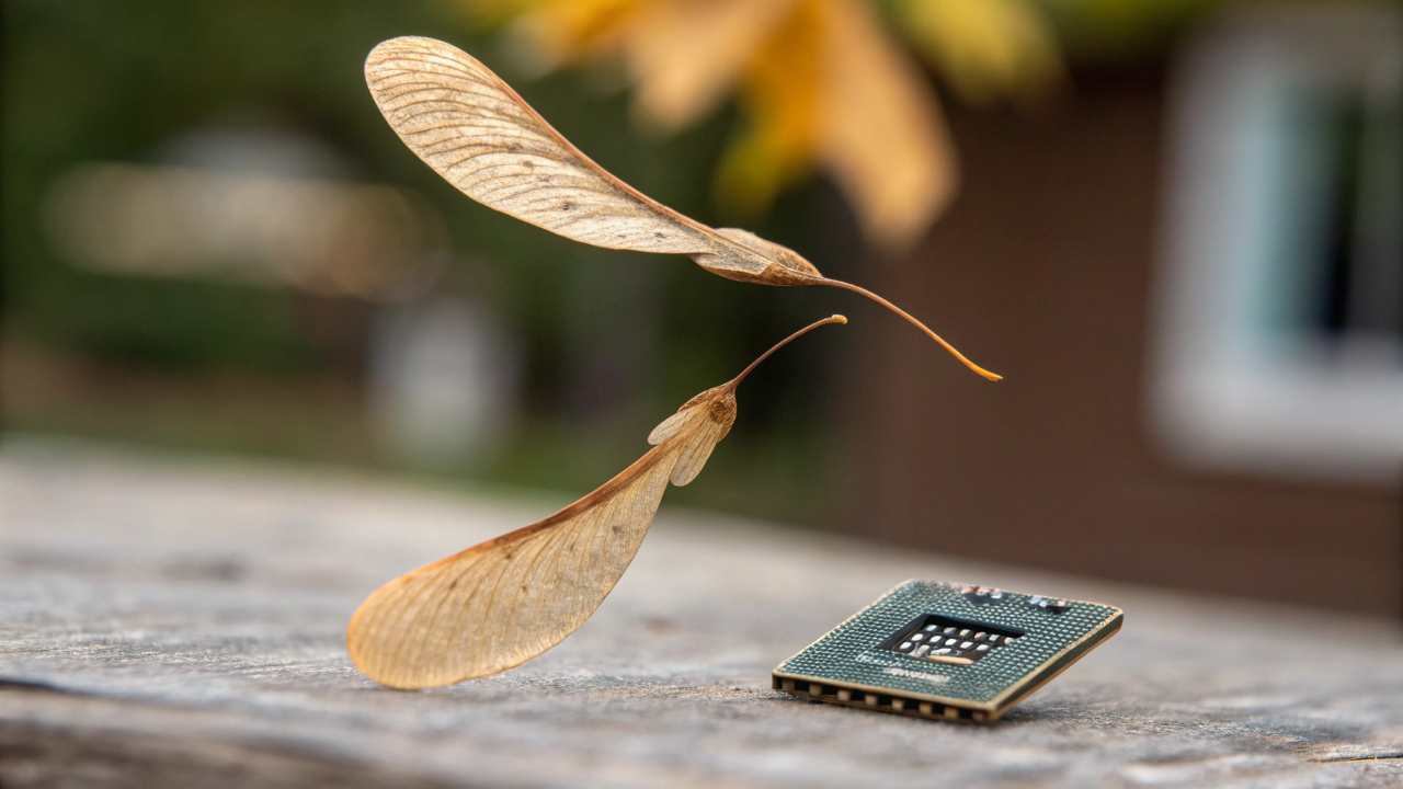 Cientistas americanos criaram microchips menores que um grão de areia que voam sozinhos e monitoram o ar que você respira