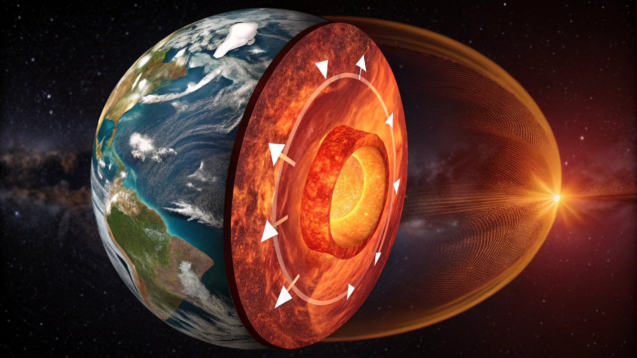 Cientistas confirmam que o núcleo da Terra parou de girar e inverteu sua direção