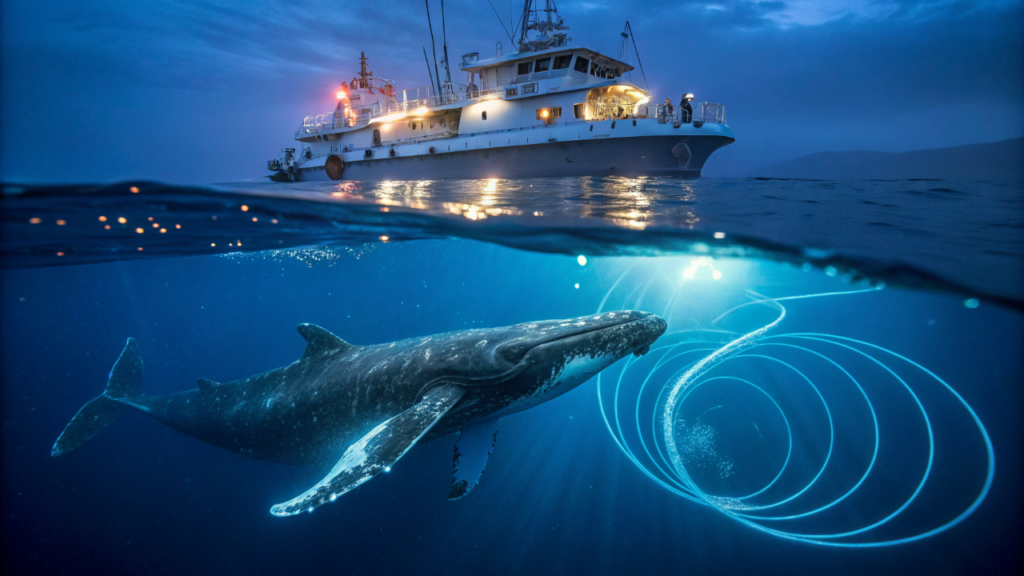 Cientistas falam com baleia jubarte por 20 minutos e abrem caminho para contato extraterrestre