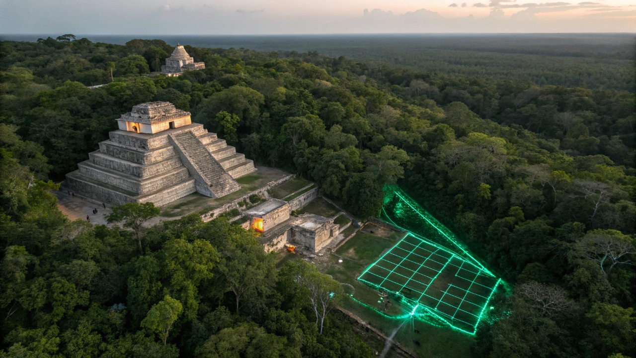 Cientistas usam lasers em selva densa e descobrem megacidade maia com 6 mil estruturas escondida há séculos