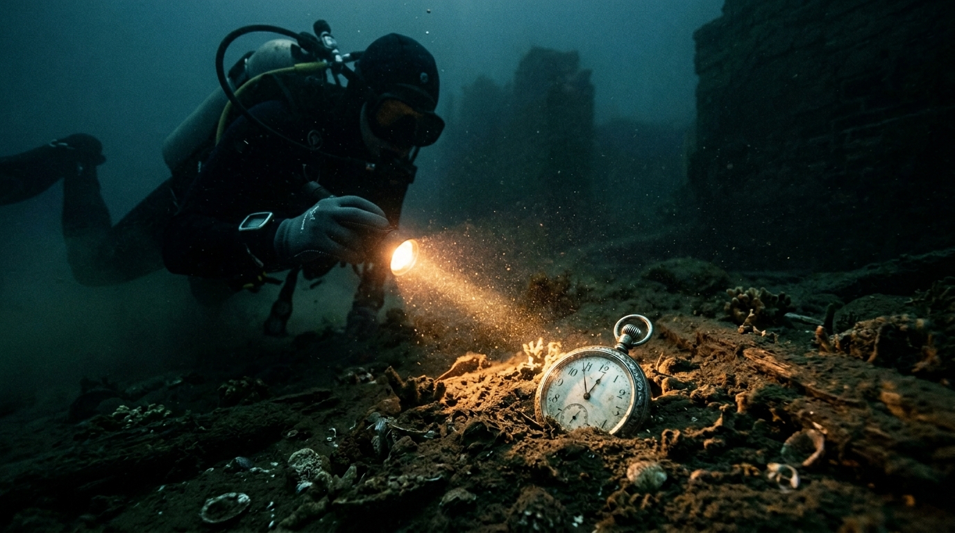 Engolida pelo mar do Caribe há mais de 300 anos, a capital dos piratas revela tabernas intactas e moedas de ouro a 12 metros de profundidade