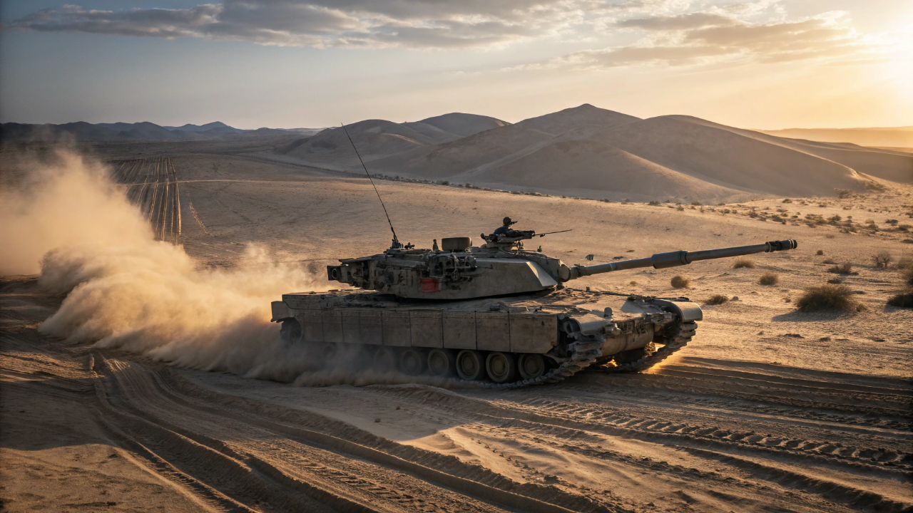 Com blindagem secreta que resiste a impactos extremos, o tanque de 62 toneladas sobreviveu a dezenas de mísseis no deserto e continua sendo uma das fortalezas terrestres mais seguras da história