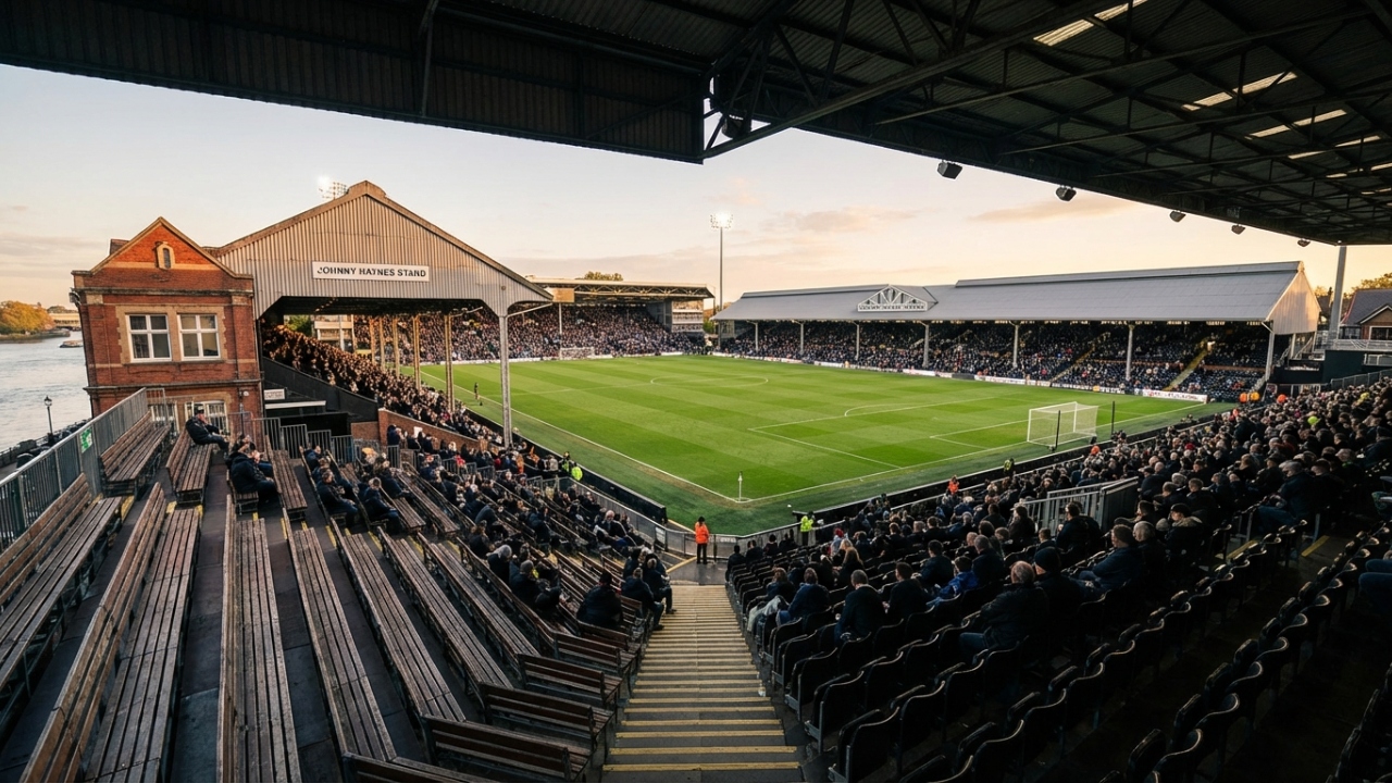 Com 22.384 lugares e fachada de tijolos de 1896, o histórico estádio inglês surge como um marco da engenharia do futebol