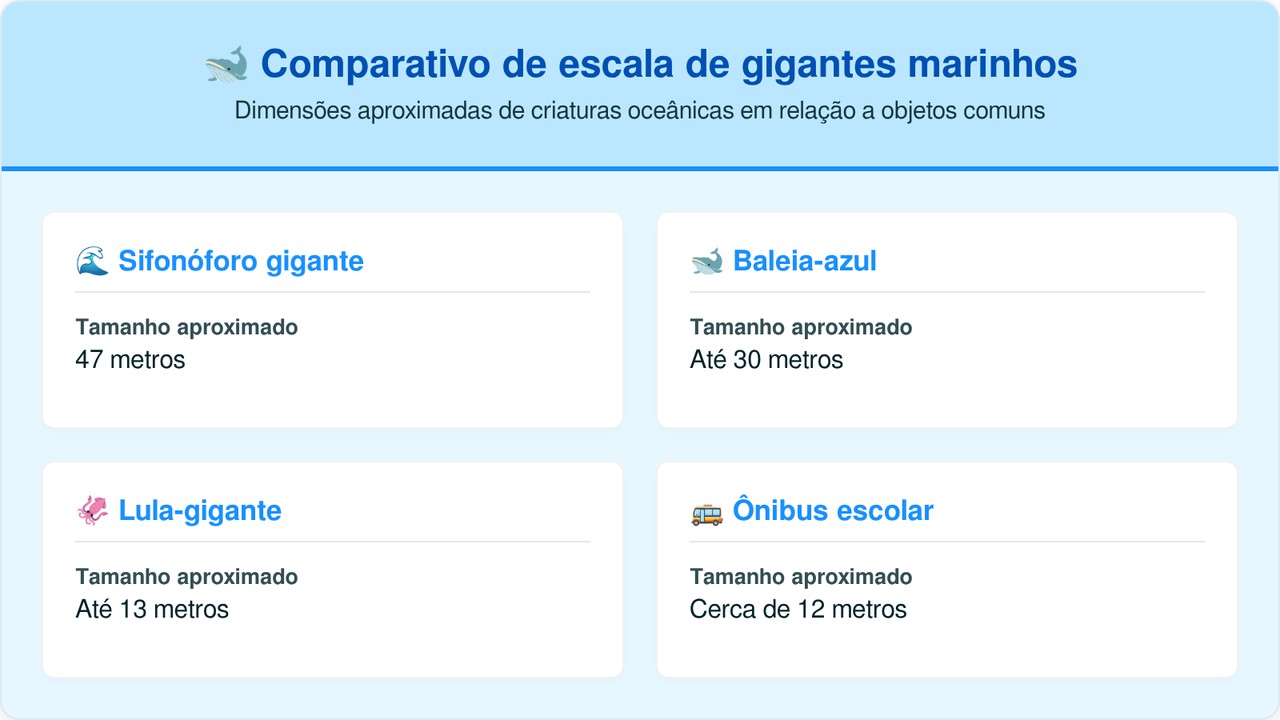 Criatura marinha de 47 metros segue viva nas profundezas desde a época de Napoleão