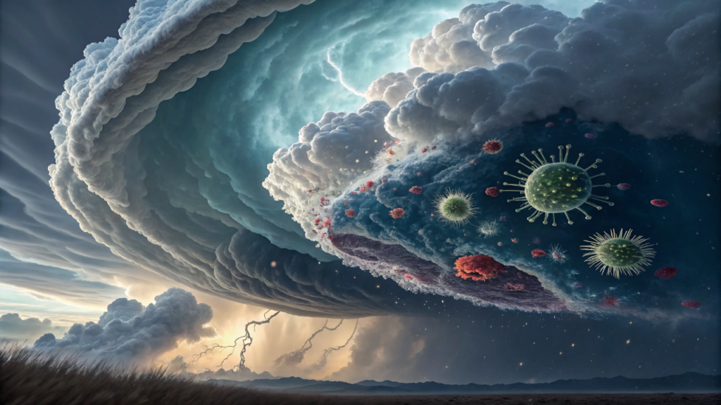 Bilhões de bactérias vivem nas nuvens acima da sua cabeça agora mesmo e a ciência acabou de entender o que elas fazem lá em cima