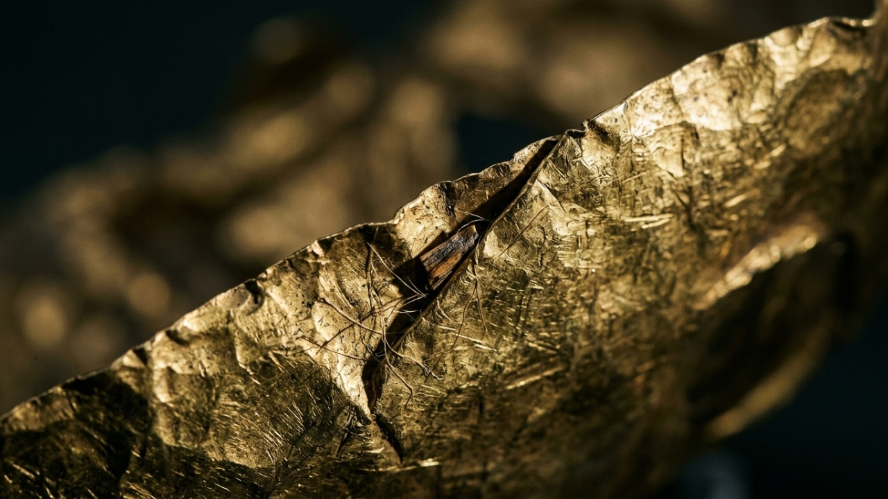 O mistério da máscara de 500 gramas de ouro puro e 3.000 anos de idade encontrada na China continua desafiando os arqueólogos em 2026