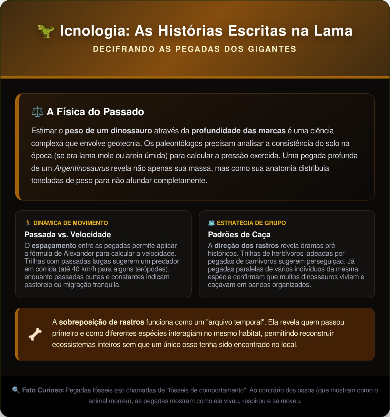 Descoberta na América do Sul entra para a história: geólogos mapeiam 16.000 pegadas de dinossauros que cruzaram um parque na era pré-histórica
