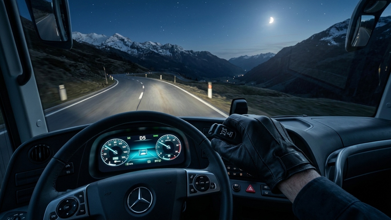 Equipado com três eixos robustos e capacidade para 24 toneladas, o chassis alemão domina as frotas rodoviárias de luxo em todo o território