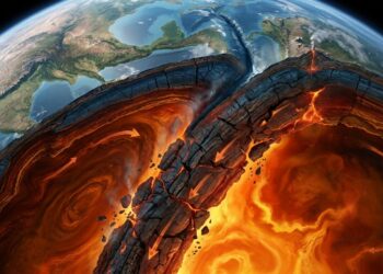 Uma placa tectônica que cobria um quarto do Oceano Pacífico sumiu debaixo da crosta terrestre há milhões de anos e os cientistas acabaram de provar onde ela foi parar