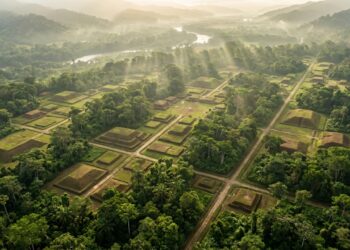 Escondida sob a vegetação densa da Amazônia, uma rede de 6.000 estruturas agrícolas revela que a floresta era muito mais habitada do que a ciência imaginava há décadas