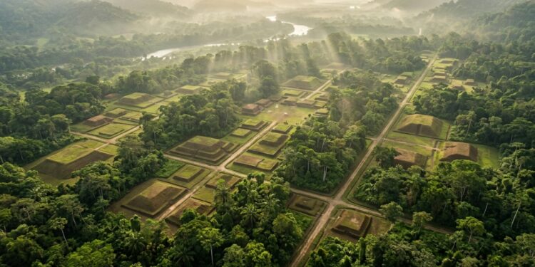 Escondida sob a vegetação densa da Amazônia, uma rede de 6.000 estruturas agrícolas revela que a floresta era muito mais habitada do que a ciência imaginava há décadas