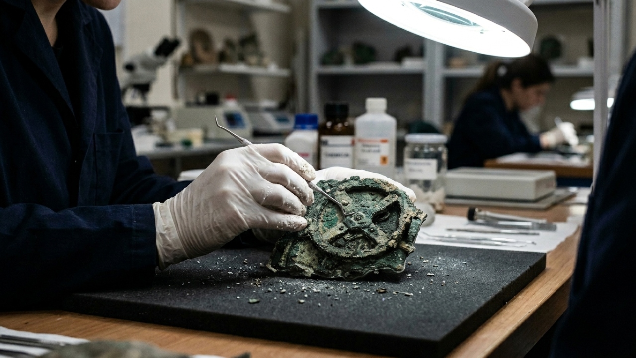 Repousando a 50 metros de profundidade, o maior navio naufragado da antiguidade revela braços de bronze e estátuas de mármore perdidas há 2.000 anos