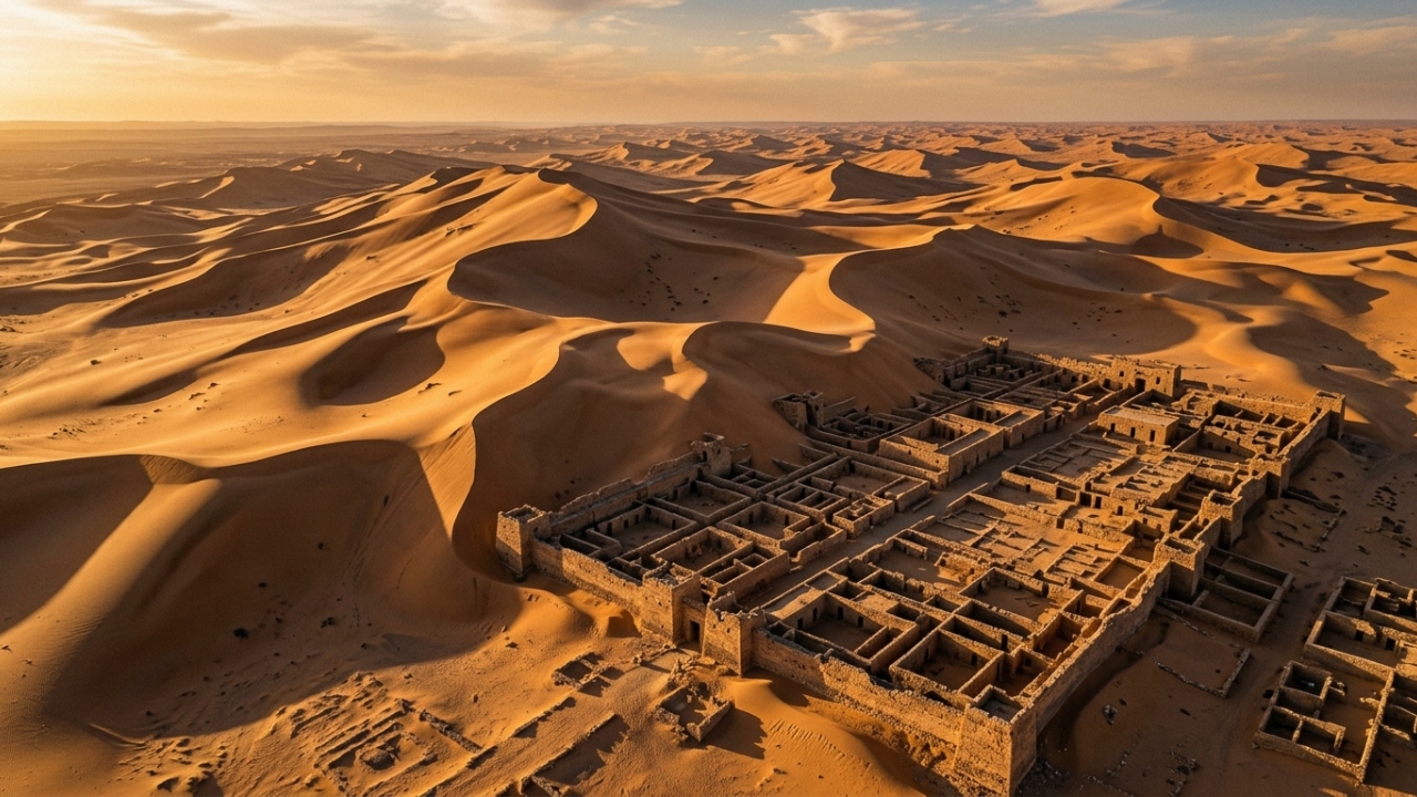 Mapeada por satélites no deserto do Saara, a rede de três fortalezas ocultas sob a areia prova a existência de um império perdido há 4.000 anos