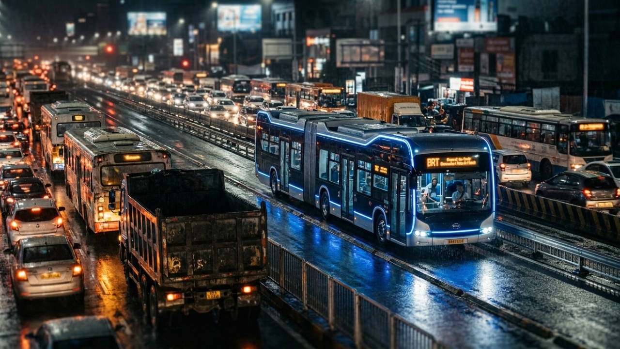 O primeiro ônibus articulado 100% elétrico fabricado em solo nacional promete rodar o dia inteiro sem carregar e transporta 170 pessoas com zero emissão de fumaça